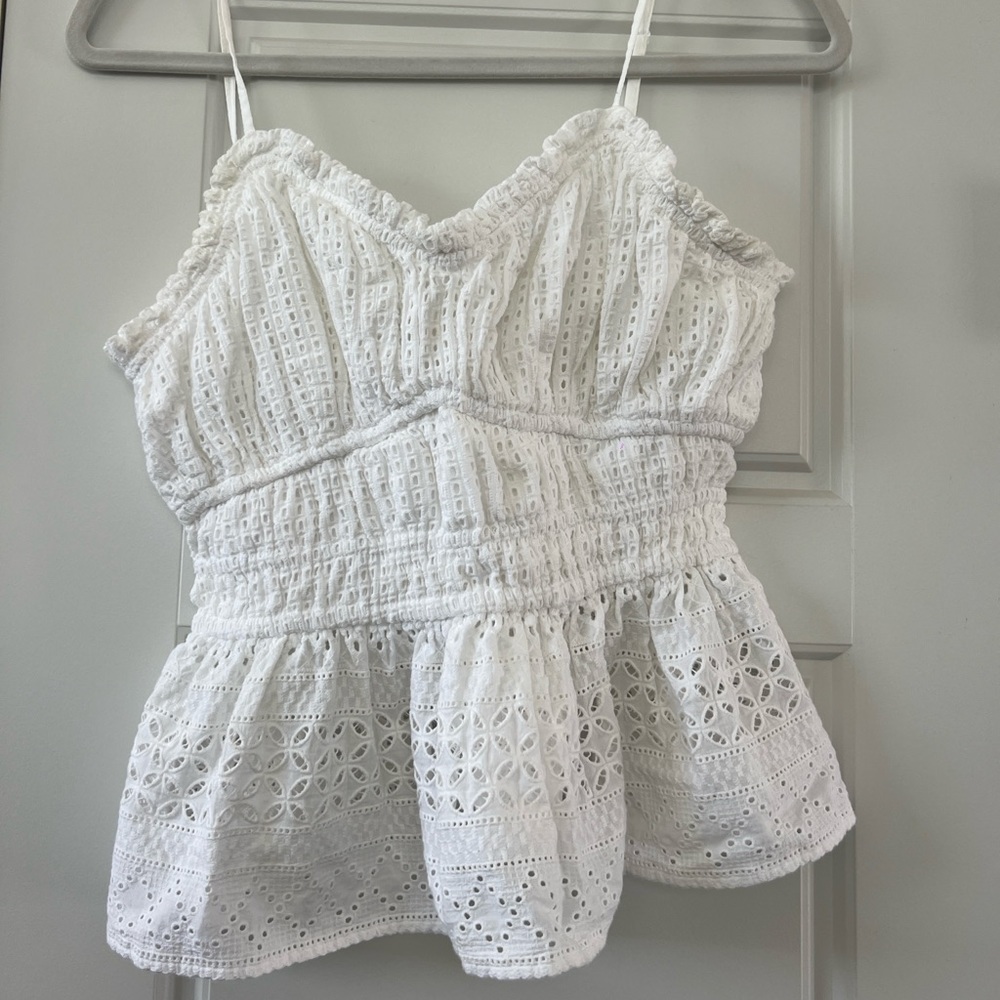 Boden white eyelet tank!